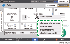 Il·lustració de pantalla del tauler d'operacions