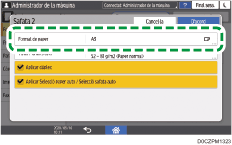 Il·lustració de pantalla del tauler d'operacions