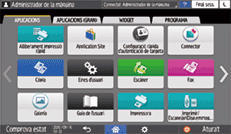Il·lustració de pantalla del tauler d'operacions
