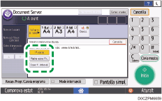Il·lustració de pantalla del tauler d'operacions