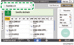 Il·lustració de pantalla del tauler d'operacions