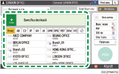 Il·lustració de pantalla del tauler d'operacions