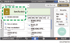 Il·lustració de pantalla del tauler d'operacions