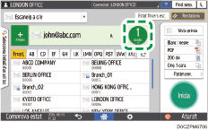 Il·lustració de pantalla del tauler d'operacions