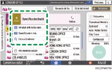 Il·lustració de pantalla del tauler d'operacions