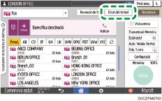 Il·lustració de pantalla del tauler d'operacions