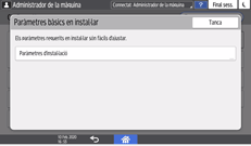 Il·lustració de pantalla del tauler d'operacions