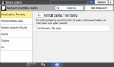 Ilustrace ovládacího panelu