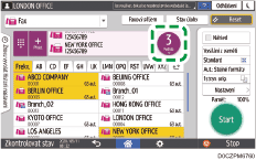 Ilustrace ovládacího panelu