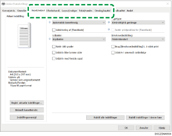 Illustration af driverskærmbillede