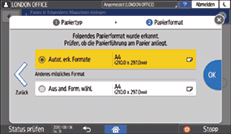 Abbildung Bedienfeld-Display