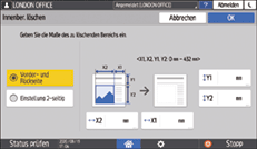 Abbildung Bedienfeld-Display