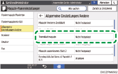 Abbildung Bedienfeld-Display
