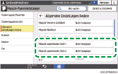 Abbildung Bedienfeld-Display