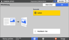 Abbildung Bedienfeld-Display