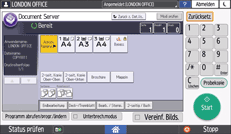 Abbildung Bedienfeld-Display