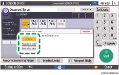 Abbildung Bedienfeld-Display