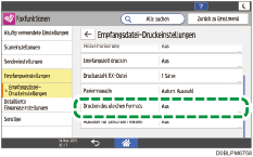 Abbildung Bedienfeld-Display