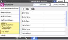Abbildung Bedienfeld-Display