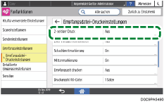 Abbildung Bedienfeld-Display