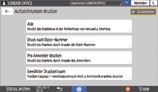 Abbildung Bedienfeld-Display
