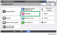 Abbildung Bedienfeld-Display