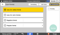 Abbildung Bedienfeld-Display