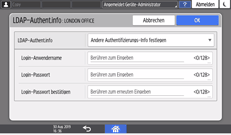 Abbildung Bedienfeld-Display
