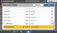 Abbildung Bedienfeld-Display
