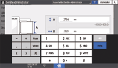 Abbildung Bedienfeld-Display