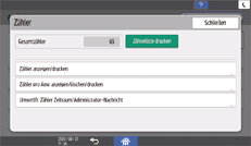 Abbildung Bedienfeld-Display