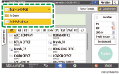 Abbildung Bedienfeld-Display