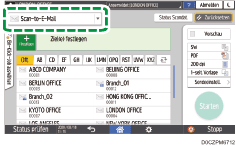 Abbildung Bedienfeld-Display