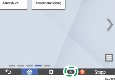 Abbildung Bedienfeld-Display