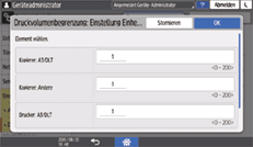 Abbildung Bedienfeld-Display
