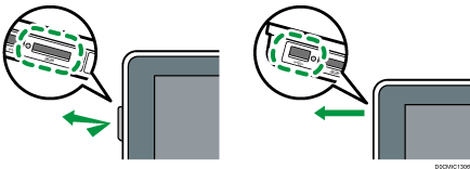 Control panel illustration numbered callout illustration