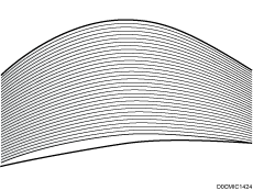 Illustration of fanning the paper