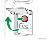 Main power switch illustration