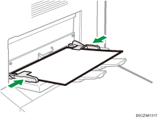 Bypass tray illustration