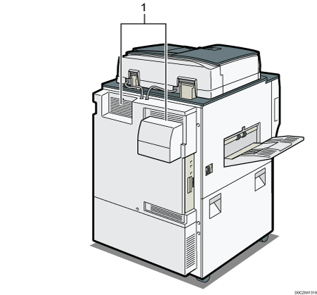 Main unit illustration numbered callout illustration