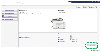 Web browser screen illustration