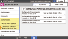 Ilustración de la pantalla del panel de mandos