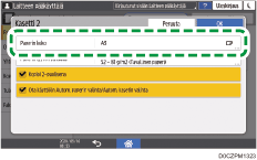 Käyttöpaneelin näyttö