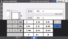Käyttöpaneelin näyttö