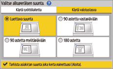 Käyttöpaneelin näyttö
