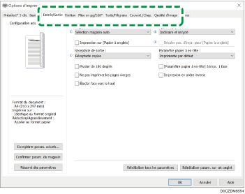 Illustration de l'écran Pilote