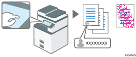 Illustrazione di adottare misure per prevenire le perdite di informazioni