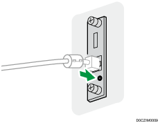 Illustrazione unità server di stampa USB