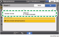Illustrasjon av betjeningspanelet