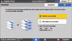 Afbeelding van bedieningspaneel